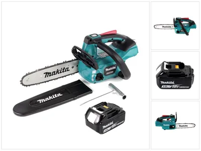 Obrázok produktu pre Akumulátorová reťazová píla Makita DUC 254 F1 18 V 25 cm bez kefiek + 1x batéria 3,0 Ah - bez nabíjačky