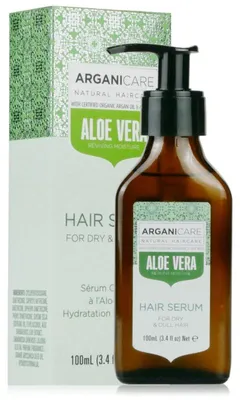 Immagine prodotto di Arganicare Siero per capelli all'aloe, 100 ml