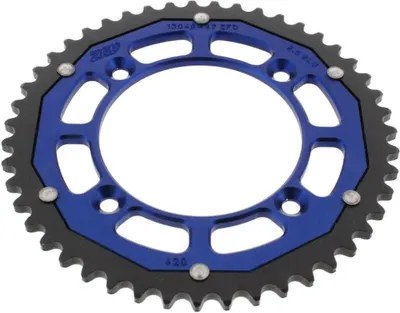 Produktbild von ZF Krone 47 Zähne Teilung 420 Schwarz Blau Dual für Yamaha YZ 65