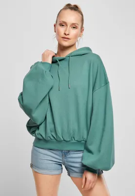 Image de Urban Classics Ladies Organic Oversized Terry Hoody paleleaf - XS/S
