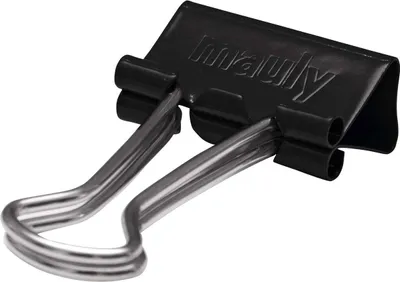 Produktbild von MAUL Foldback-Klemmer mauly® Federstahl Metall 12 Stück 19 mm schwarz