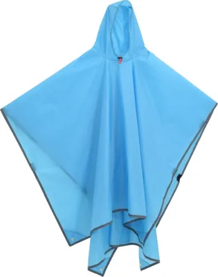 Immagine prodotto di Poncho Antipioggia con Cappuccio Design 2 in 1 Blu 223x145 cm