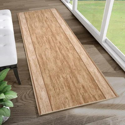 Immagine prodotto di Tapiso Runner Antiscivolo Moderno Marrone Soggiorno 67 x 190