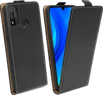 Immagine prodotto di Custodia Flip per HUAWEI P SMART 2020 Custodia per telefono cellulare Cover protettiva verticale pieghevole Flip Cover Nero