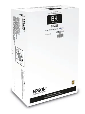 Image de Epson T8781 - 1206.2 ml - noir - original - encre de recharge - pour WorkForce Pro WF-R5190, WF-R5190DTW, WF-R5690, WF-R5690DTWF, WF-R5690DTWFL