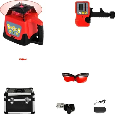 Immagine prodotto di Livella laser, autolivellamento automatico, portata di scansione 500 m, raggio rosso 2