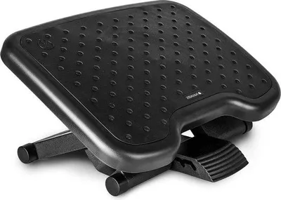 Produktbild von Famanu Fußstütze höhenverstellbar - Ergonomische Fußbank für Komfort - Schwarz