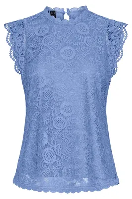 Produktbild von Pieces - Bluse für Damen, Hoch geschnitten, Regulär, Ärmellos GT32054 (36 DE) (Hortensie)