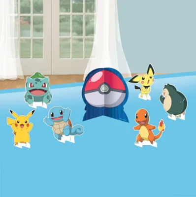 Produktbild von Tischdekoration Pokemon 7 tlg.