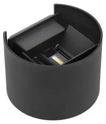 Produktbild von Außenwandleuchte GTV Lighting, 7 W, 540 lm, IP54, schwarz – Fassadenleuchte