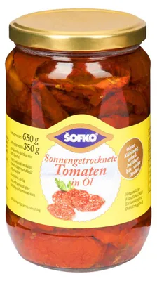 Image de Tomates Sofko séchées au soleil dans l'huile 650g