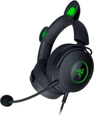 Produktbild von RAZER Kraken Kitty V2 Pro Gaming-Headset schwarz, grün