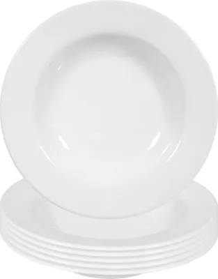 Produktbild von Seltmann Weiden Rondo/Liane Weiß Suppenteller ø 22,3 cm 6er Set