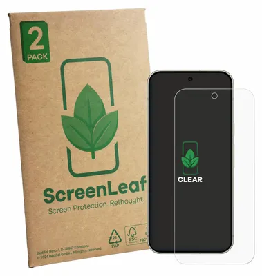Produktbild von 2x ScreenLeaf Schutzfolie für Google Pixel 11 Pro XL Displayschutz Display Schutz Folie Klar Transparent