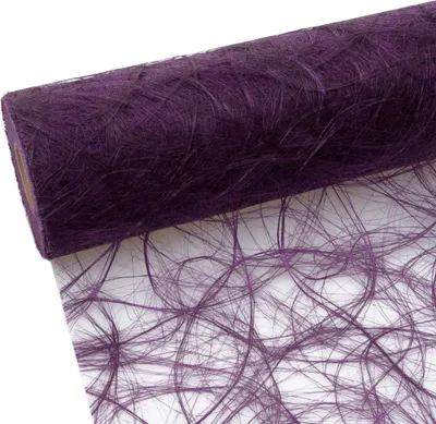Produktbild von Sizoweb Tischläufer - aubergine - 30 cm  - 25 m + 100 Dekodiamanten - 64 023-R 300 D