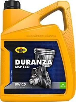 Produktbild von KROON OIL Duranza MSP Eco für 0W-20 5 Liter Motoröl Motorenöl Synthetisch WSS-M2C952-A1 STJLR.03.5006 Dexos D 229.71 OV0401547-A20 Öl