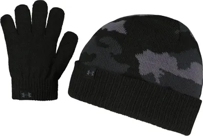 Image de Under Armour B Beanie/Glove Combo - black, Taille:-