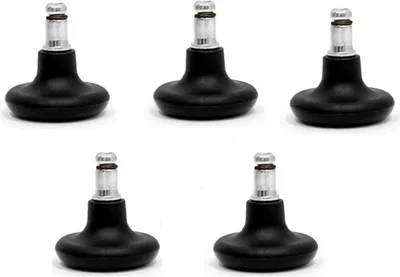 Obrázek produktu pro Kluzáky na kancelářské židle IKEA, průměr 10 mm, ČERNÉ