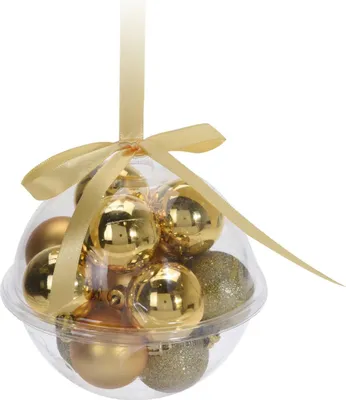 Immagine prodotto di Ornamenti natalizi, 14 pezzi, Ø 4 cm