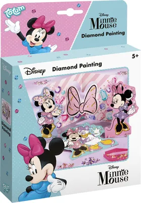 Produktbild von Totum Disney Minnie Mouse Diamond Painting, Bastelset für Kinder, 5 Jahr(e), Mehrfarbig