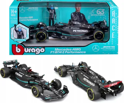 Obrázek produktu pro BBURAGO Mercedes W14 E Performance #44, Model sportovního automobilu, Sestavený, 1:24, AMG F1 W14 E, Jakékoliv pohlaví, Kov, Plast