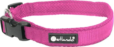 Produktbild von Petlando Mesh Halsband Hundehalsband fuchsia XL