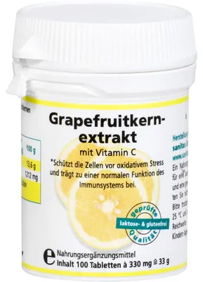 Produktbild von CitroBiotic Grapefruitkernextrakt Tabletten, 100 St. Tabletten