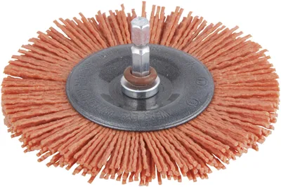 Produktbild von WOLFCRAFT NYLON-SCHEIBENBÜRSTE 100 mm 6 mm SCHAFT