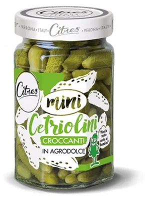 Zdjęcie produktu dla Korniszony mini Cetriolini 290 g Citres