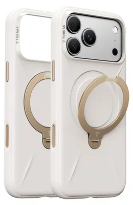 Zdjęcie produktu dla Etui MagSafe do telefonu Apple iPhone 18 Pro / 17 Pro, marki Torras, model QPRO, wykonane z silikonu, kolor biały