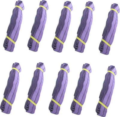 Produktbild von 10x Rundschlinge 1000kg 1 to lila 2m Umfang Hebeband Hebegschlinge Kran Hebegurt