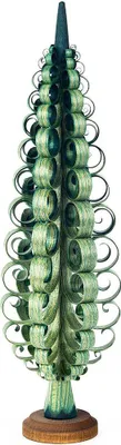 Productafbeelding van Kerstboom van groen hout (25 cm) van Dregeno Seiffen