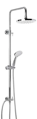 Duschkolonne 110 cm Chrom Edelstahl wassersparend Antikalk