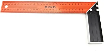 Produktbild von Anschlagwinkel 300mm Zimmermannswinkel Schreinerwinkel Messwinkel 90° Winkel