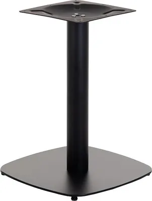 Produktbild von Tischgestell aus Metall SH-3050-2/L, für Büro, Hotel, Restaurant, Maße 45x45x57,57,5 cm, Schwarz