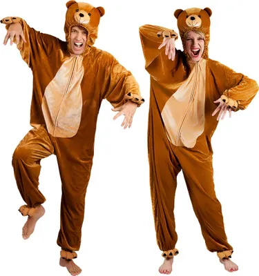 Image de Costume d'ours pour adulte | Marron Taille : 1,95 m