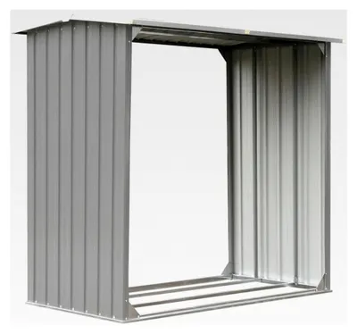 Produktbild von Brennholzlager Stahl 172x91x154cm Kaminholzunterstand