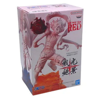 Produktbild von Banpresto Monkey D Luffy Senkozekkei Film Red One Piece Figur 11 Cm Rosa  Rosa One Size
