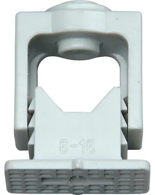 Produktbild von Kopp Greif-Iso-Schellen 6-16 mm, mit Klemmschraube, 10 Stück, grau
