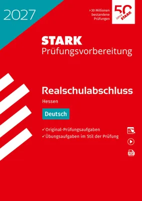 Produktbild von STARK Deutsch - Realschulabschluss 2027 Hessen - Prüfungsvorbereitung