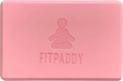 Produktbild von Rutschfester Yogablock 2er Set Rosa aus EVA für Yoga, Pilates und Fitness 22 x 15 x 7,5 cm