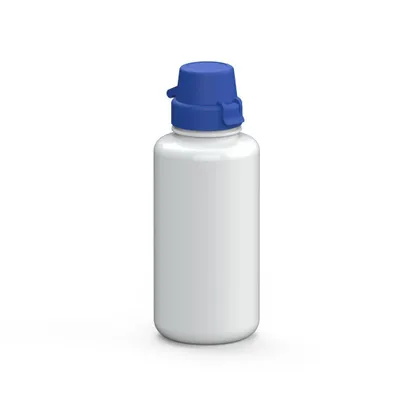 Produktbild von Trinkflasche "School" Colour 0 - weiß/blau
