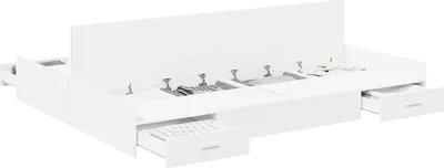 Immagine prodotto di Struttura letto con contenitore Bianco 140 x 190 cm