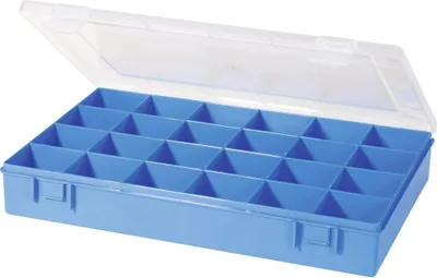 Produktbild von hünersdorff 611900, Aufbewahrungsbox, Blau, Rechteckig, Polypropylen (PP), Einfarbig, Drinnen, Draußen