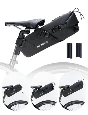Produktbild von ROCKBROS Wasserdicht Satteltasche Gepäckträgertasche für Fahrrad Reisen 3L Schwarz