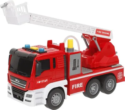 Immagine prodotto di Speed&go 39063 Autopompa giocattolo con attrito e luci e suoni 1:14 rosso taglia unica