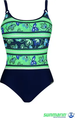 Produktbild von Sunmarin Badeanzug nachtblau türkis 36C