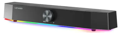 Obrázek produktu pro Reproduktor pro počítač – Stereo soundbar s Bluetooth 5.0 a RGB podsvícením