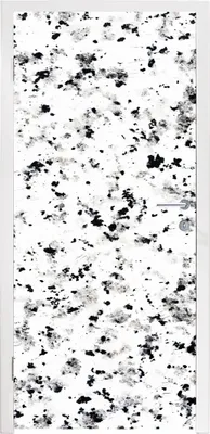 Obrázek produktu pro MuchoWow® Plakát na dveře - Mramor - tečky - bílé - 205x75 cm - Samolepicí fólie na dveře