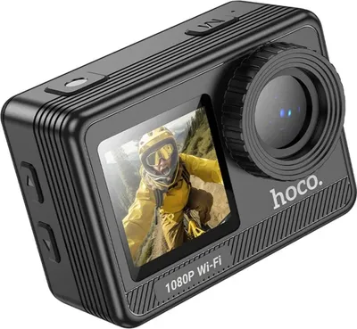 Image de Caméra sport Hoco avec deux écrans 1,3" + 2" 1080P/30fps DV103 noir